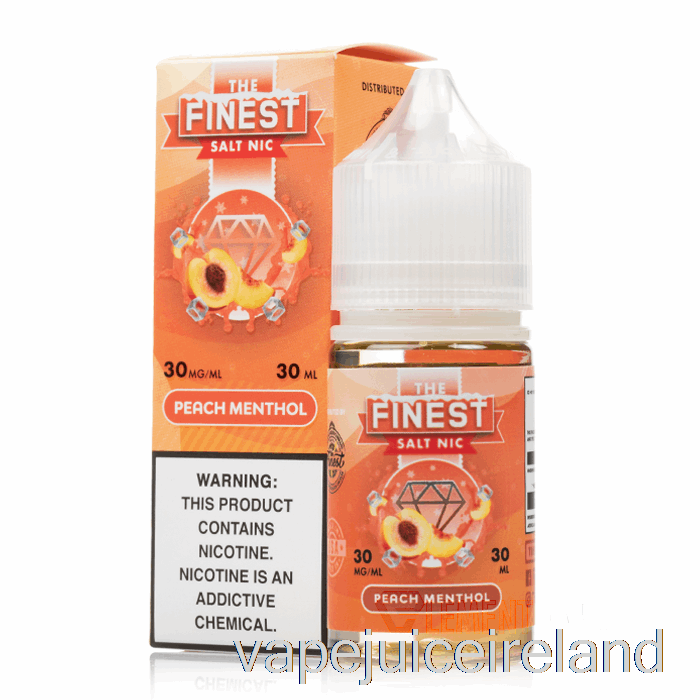 Vape Juice Peach MENTHOL - The Finest Salt Nic - 30mL 30mg